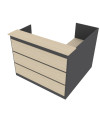 RECEPCION L  150x150x115H