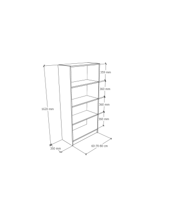 ESTANTE   60x35x162H