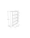 ESTANTE   60x35x162H